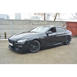 Накладки сплиттеры на пороги на BMW 6 F06 Gran Coupe M-Pack